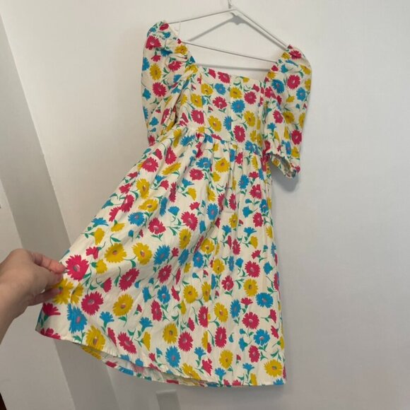 NEW NWT LCW CASUAL / LC WAIKIKI Square Neck Floral Balloon Sleeve Poplin Dress - Picture 15 of 15